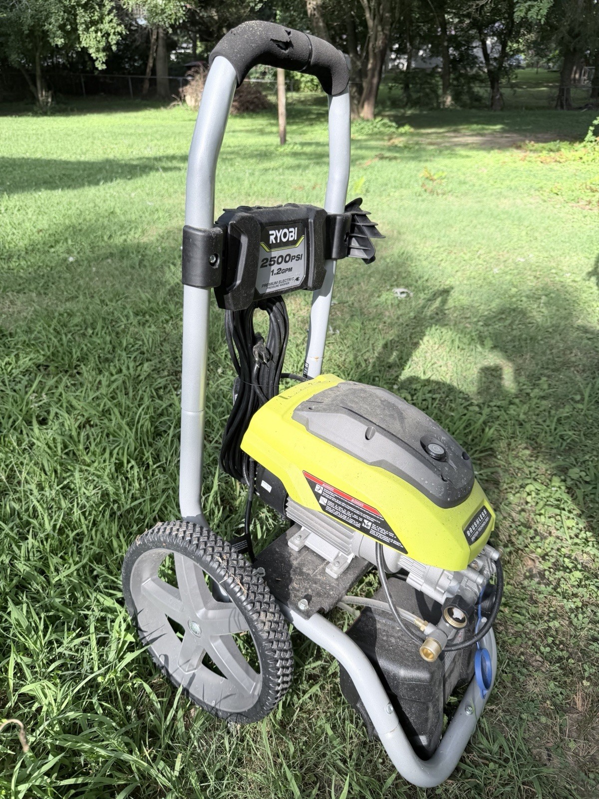 RYOBI 2500 PSI 1.2 GPM High Performance Cold Water Electric Pressure Washer