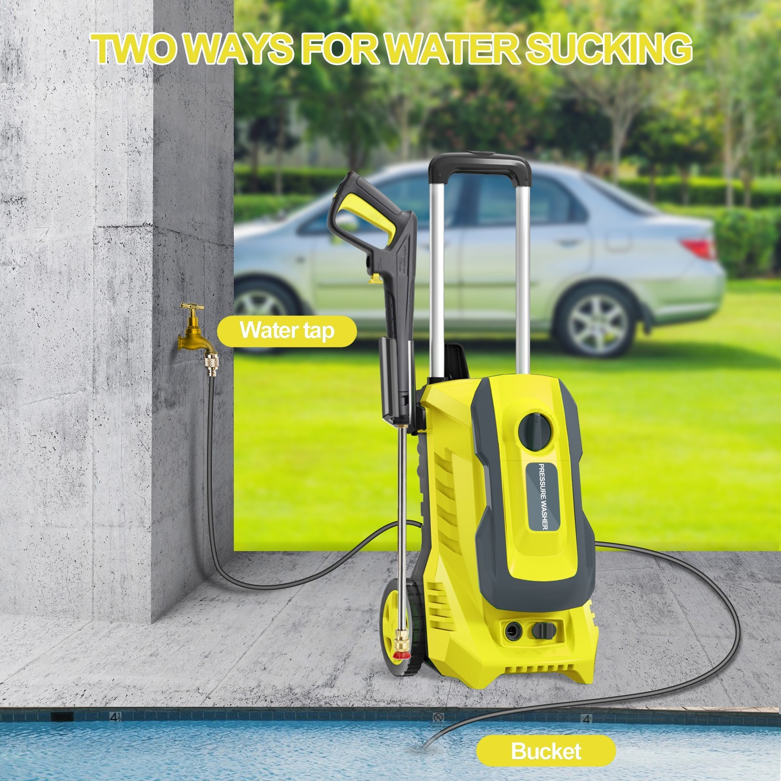 Electric Pressure Washer 5000 PSI 3.2 GPM Pressure Washer