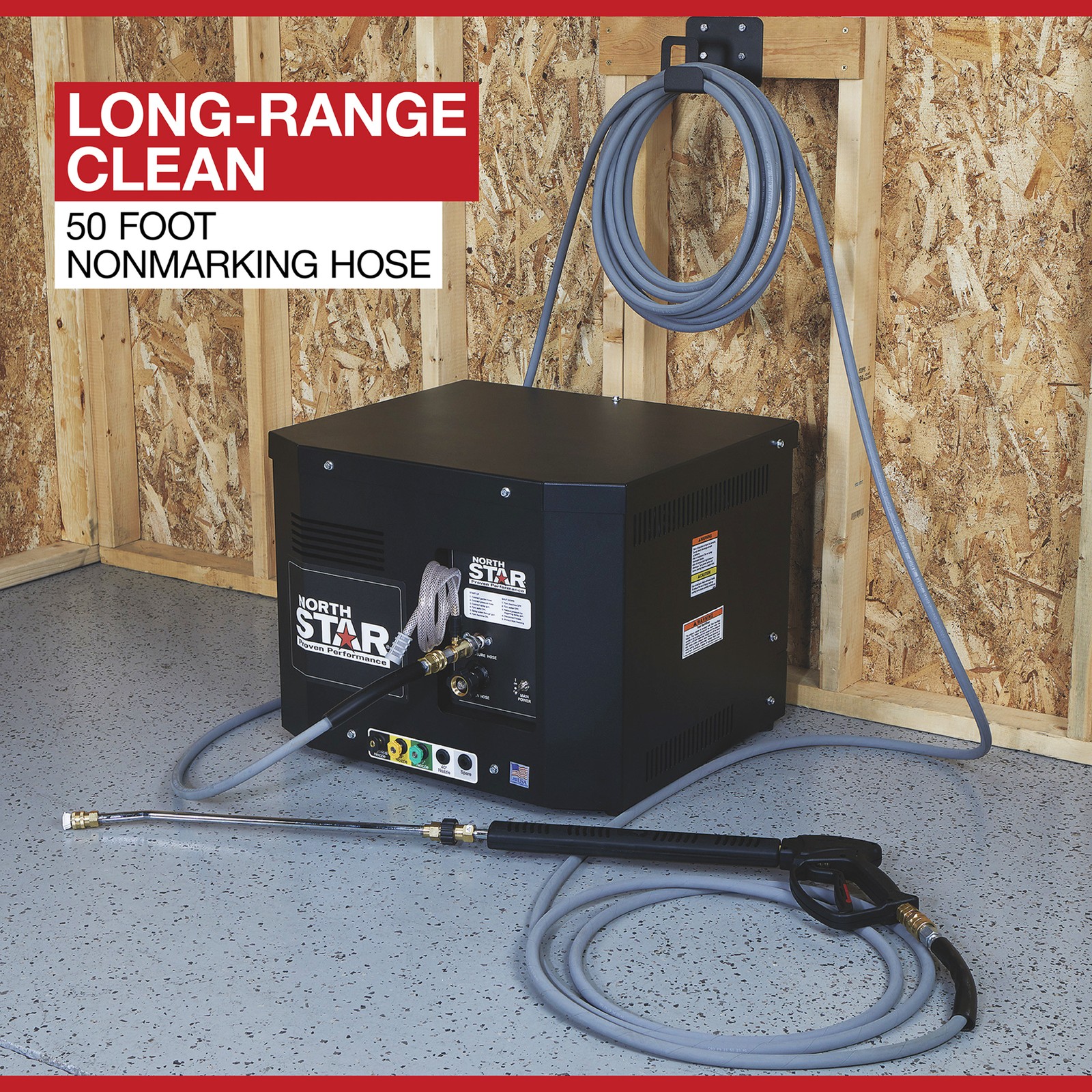 NorthStar Electric Cold Water Total Start/Stop Stationary Pressure Washer, 1500