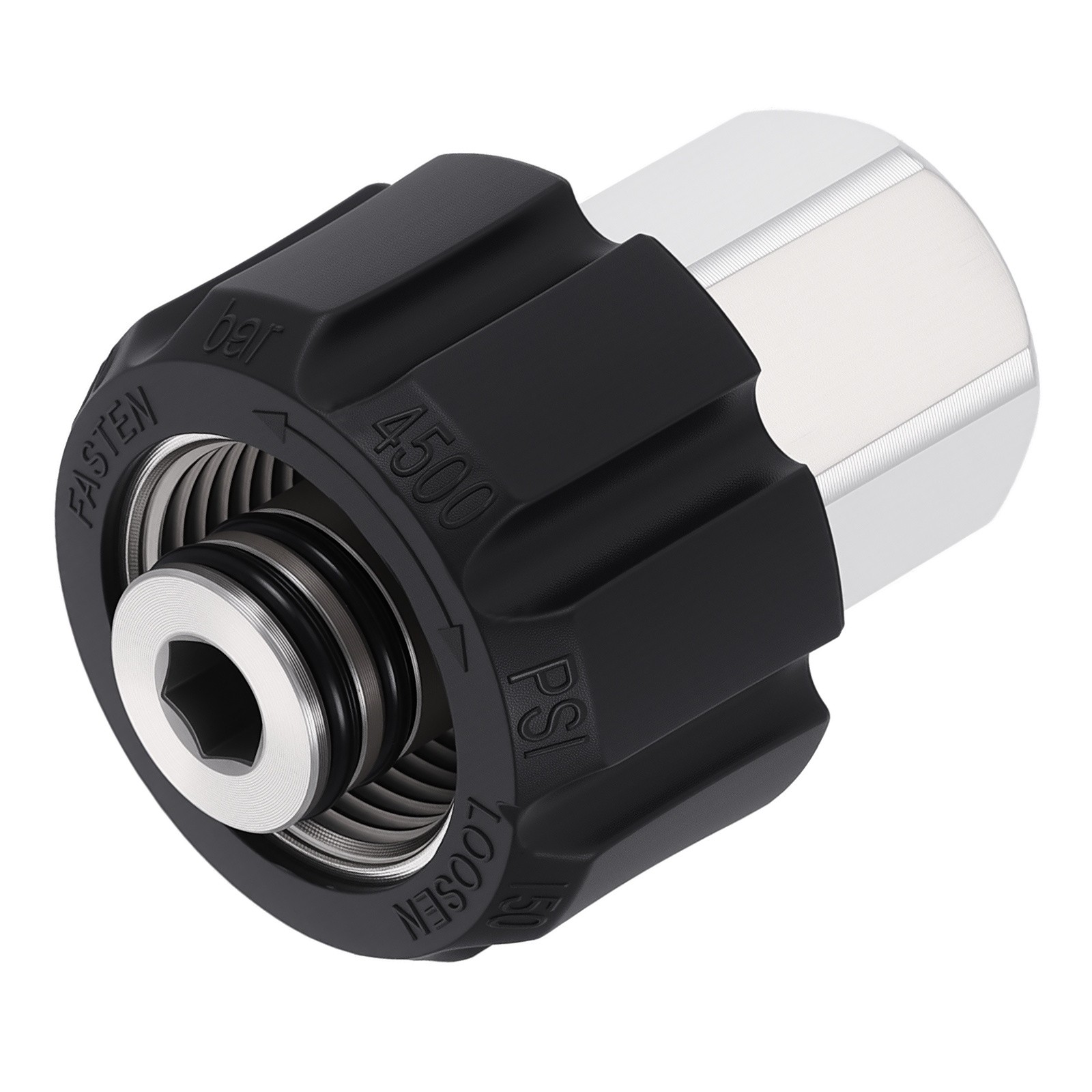 Pressure Washer Adapter, M22 14mm Female to G3/8″ Female Fittings