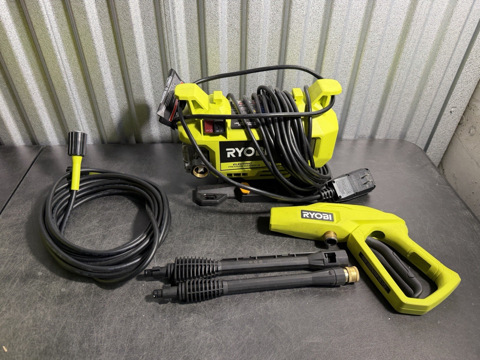 Ryobi 1800 PSI 1.2 GPM Cold Water Corded Electric Pressure Washer Missing Nozzle