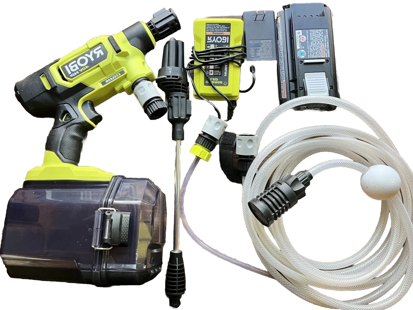 RYOBI ONE+HP 18V 600psi Portable Battery POWERED Pressure Washer(RY121852KVNM)