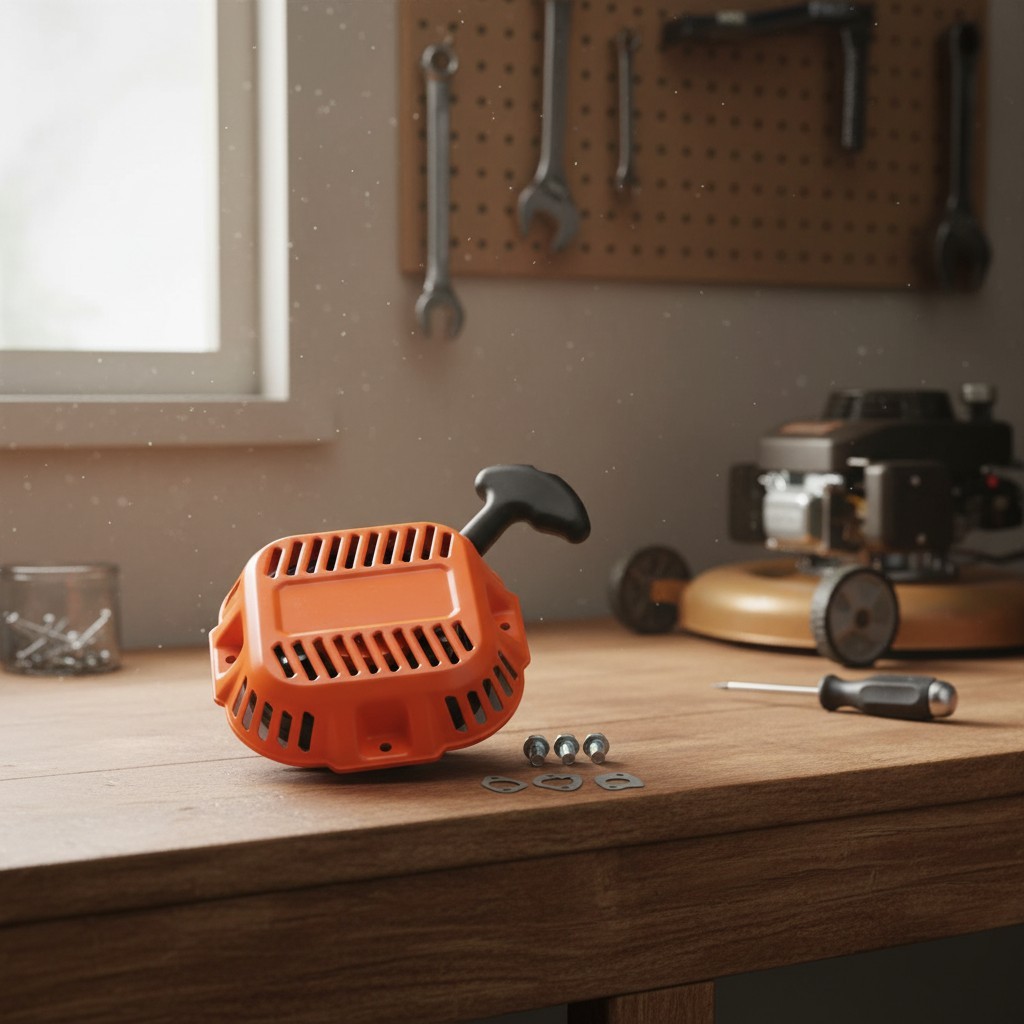 Orange Generac Recoil Starter Assembly for Power Washers – Durable and Reliable
