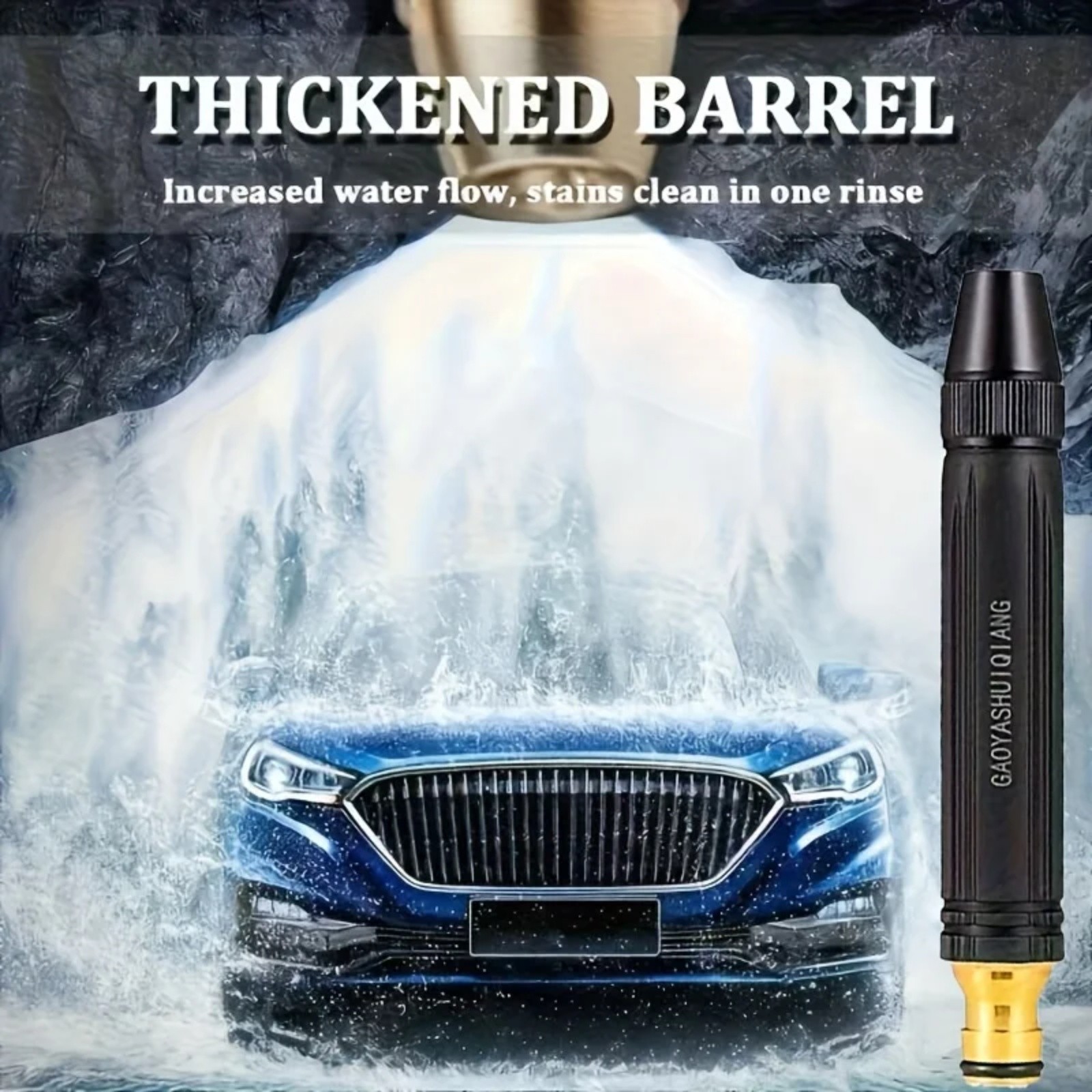 Larnto High Pressure Hose Nozzle Water Gun for Car Wash Garden Pressure Booster