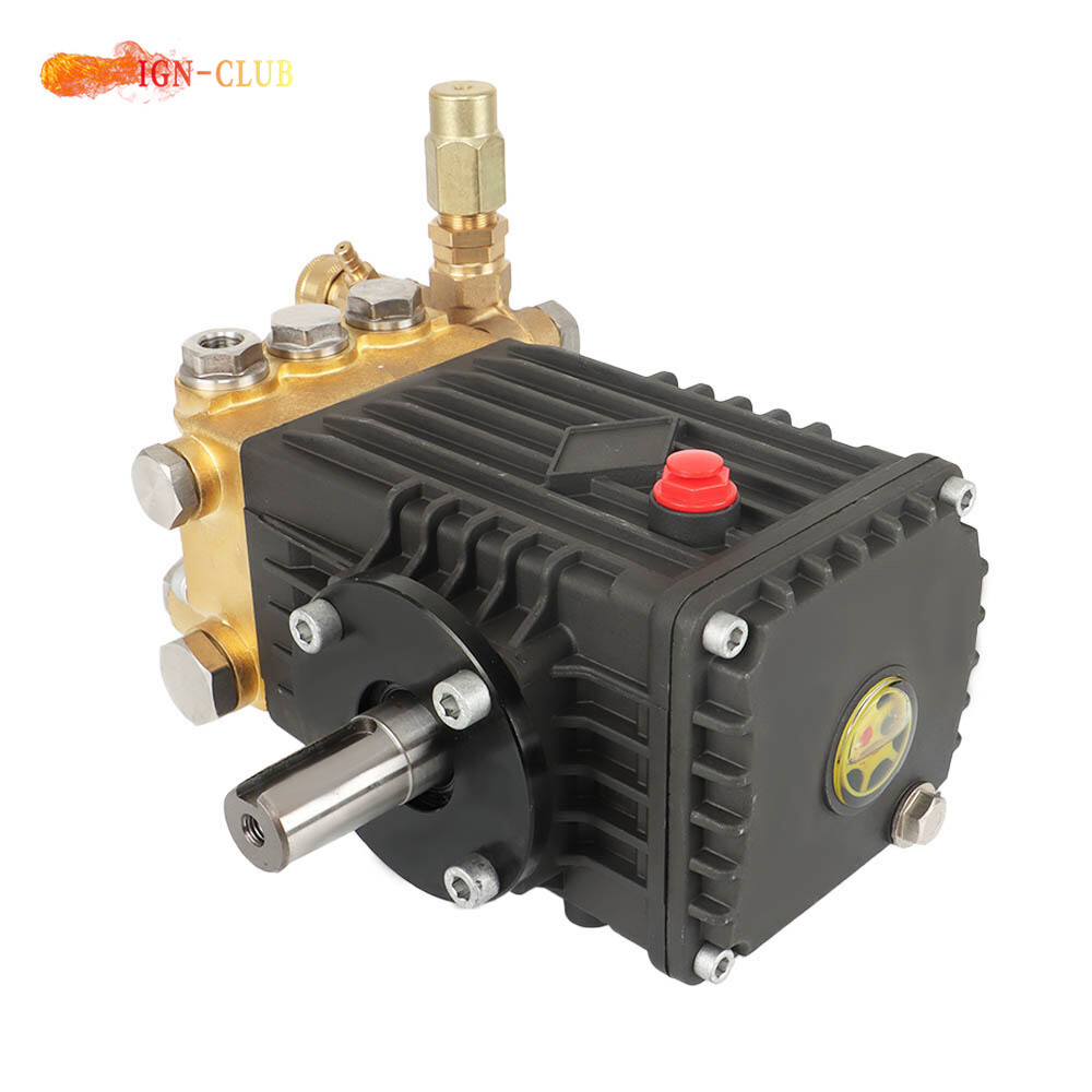 Pressure Power Washer Pump 24mm Solid Shaft 3600 PSI 4.9GPM Belt Drive