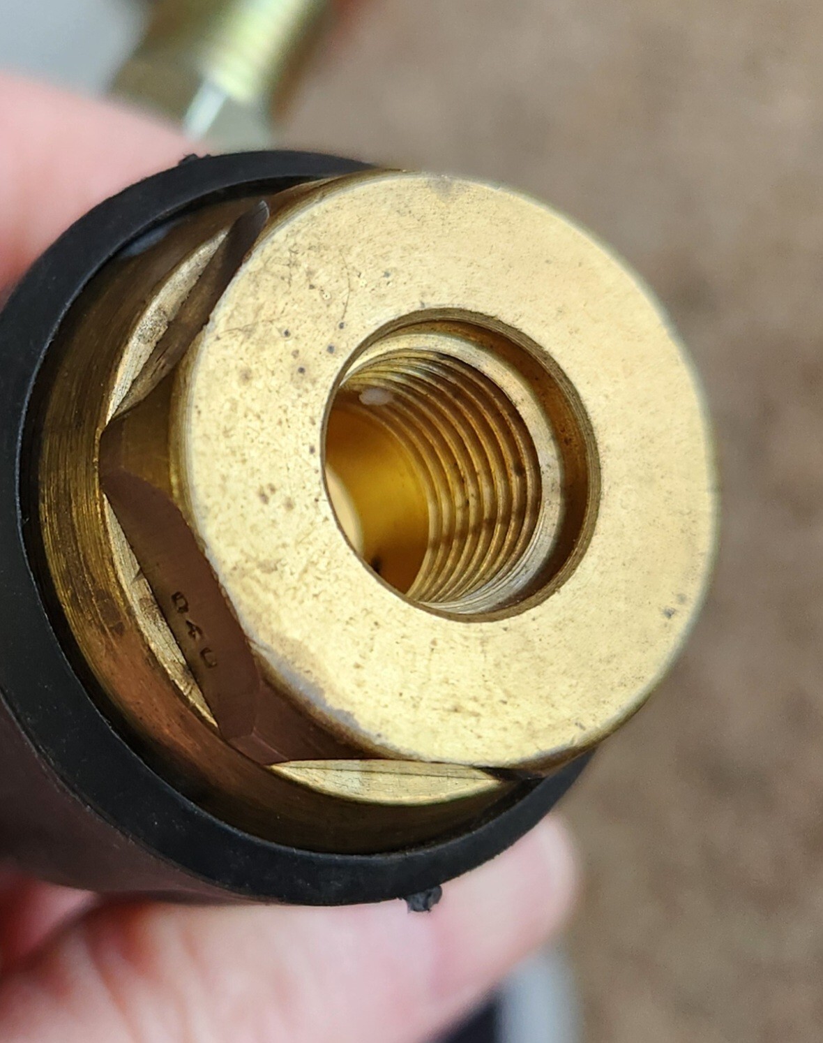 Pressure Washer Turbo Nozzle Rotating Max PSI 2600; 90C/190F; with Quick Connect