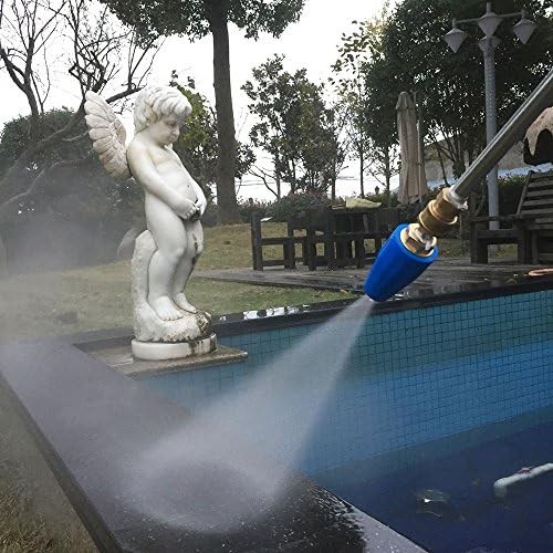 Turbo Nozzle Pressure Washer Accessories 360° Rotating Spray, 5000 Psi, 5.0 GPM,