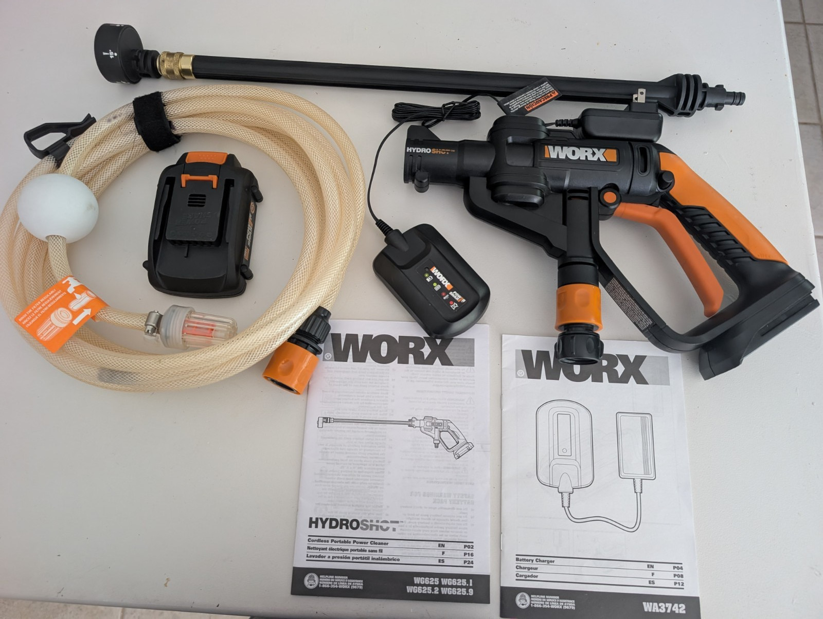 WORX Hydroshot WG625 20V Cordless Power Cleaner