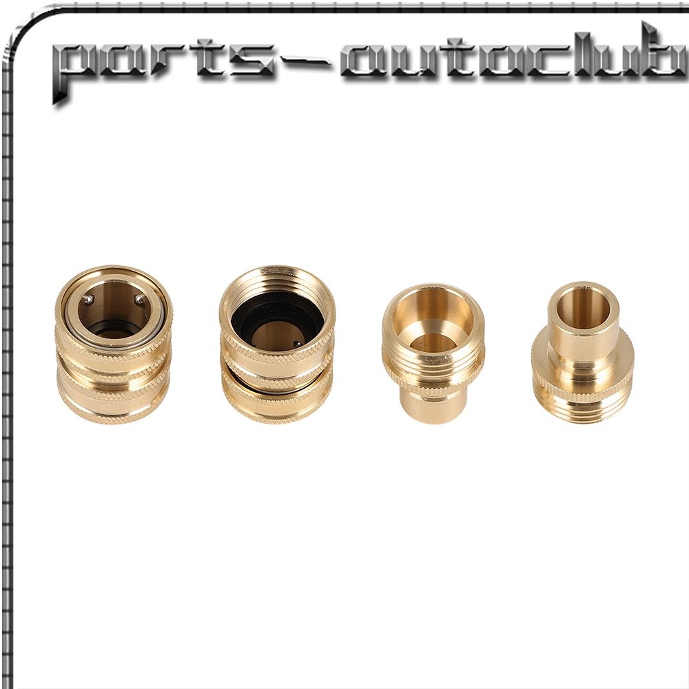 3/4″ Garden Hose Quick Connect Water Solid Brass Female Male Connector Set New