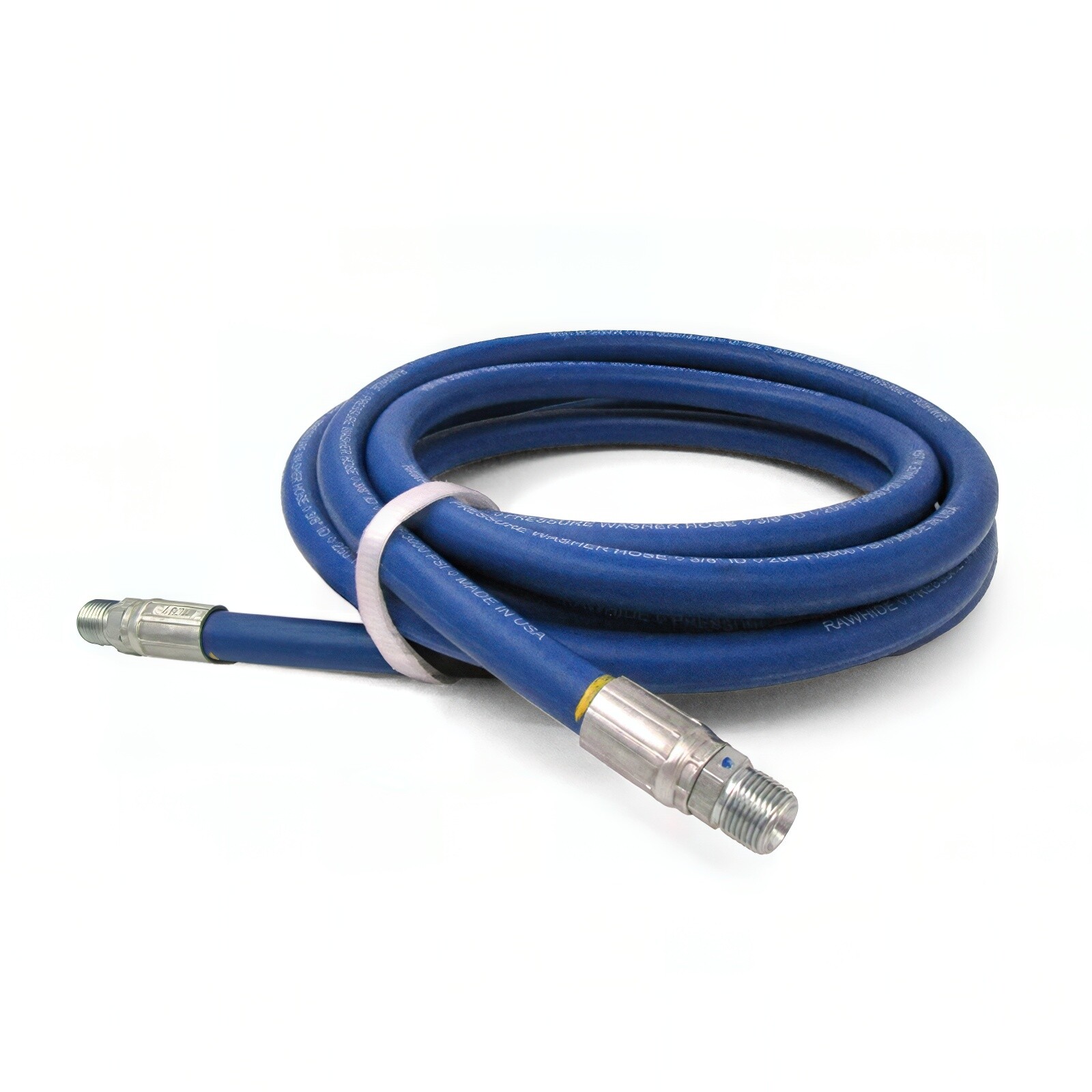Blue High Pressure Connector Hose, 20′ x 1/4″, 3000 PSI, 1-Wire