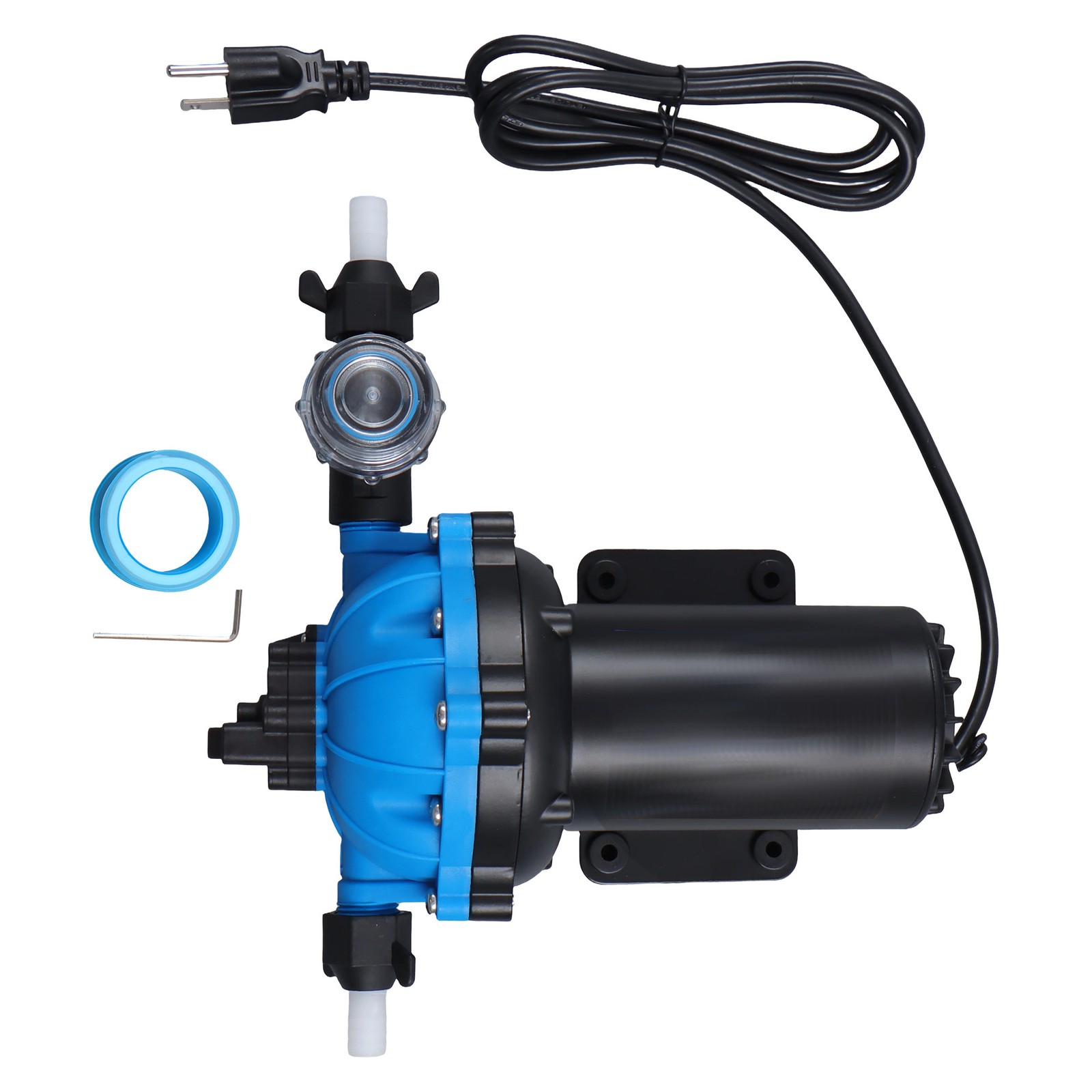 LABLT 6GPM Diaphragm Water Pump 5-chamber Self Priming Pressure Booster Pump