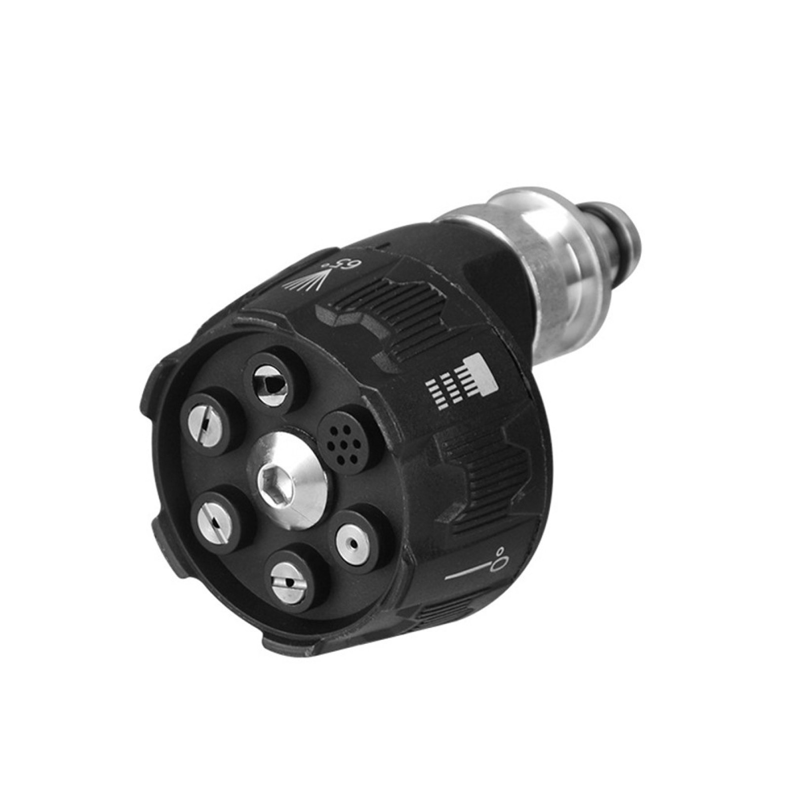 6 In 1 Spray Nozzle Pressure Washer Nozzle Tip Adjustable For Garden Cleaning B