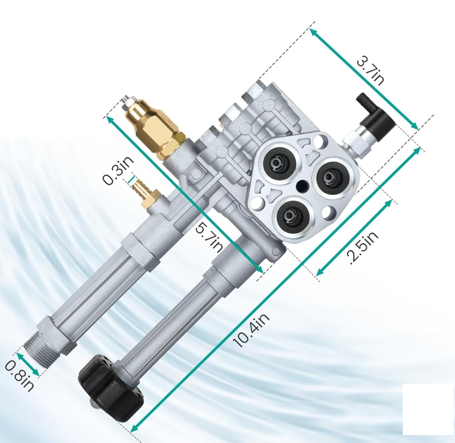 92841730 92840020 2800 Psi Pressure Washer Pump For Craftsman 580.752501 126T02