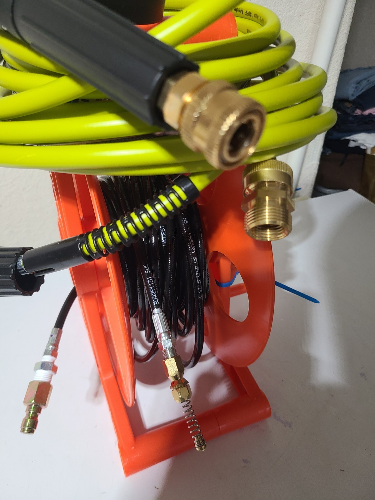 Already Assembled – Sewer Jetter Kit for Pressure Washer 50ft 1/8In. Easy in/out