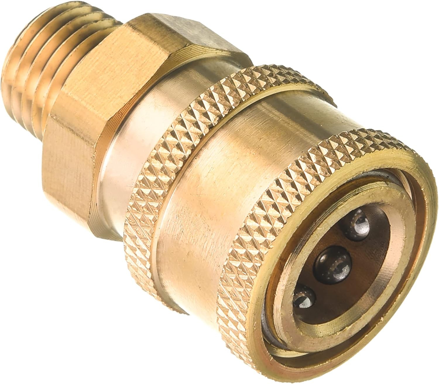 RIDGE WASHER Pressure Washer Couplers, Brass Fittings, 1/4 Inch Quick Connect to