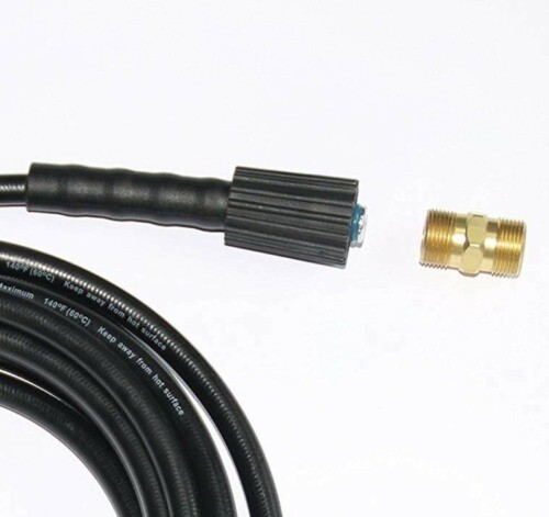 Long High Power Pressure Washer Extension Hose With Adapter 3000 PSI 1/4″ Ryobi