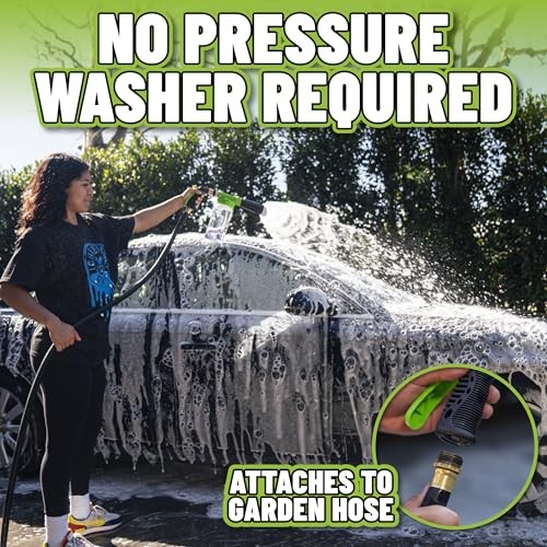 TORQ Foam Blaster 6 – Foam Cannon Garden Hose Attachment, 1 Count (Pack of 1)