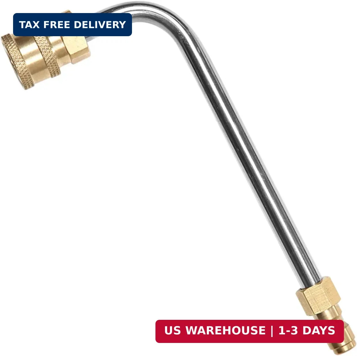 Sooprinse Washer Gutter Cleaner Attachment,Pressure Washer Gutter Rod for Lance/