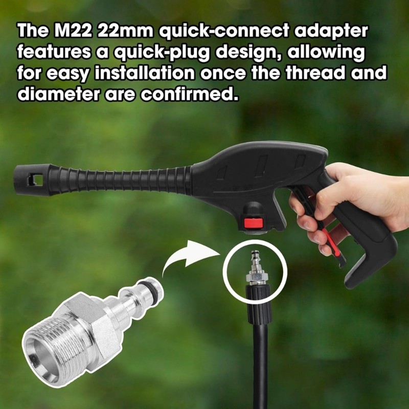 Pack of 2 Steel Hose Quick Disconnect Couplers Anti Burst Design for Pressure