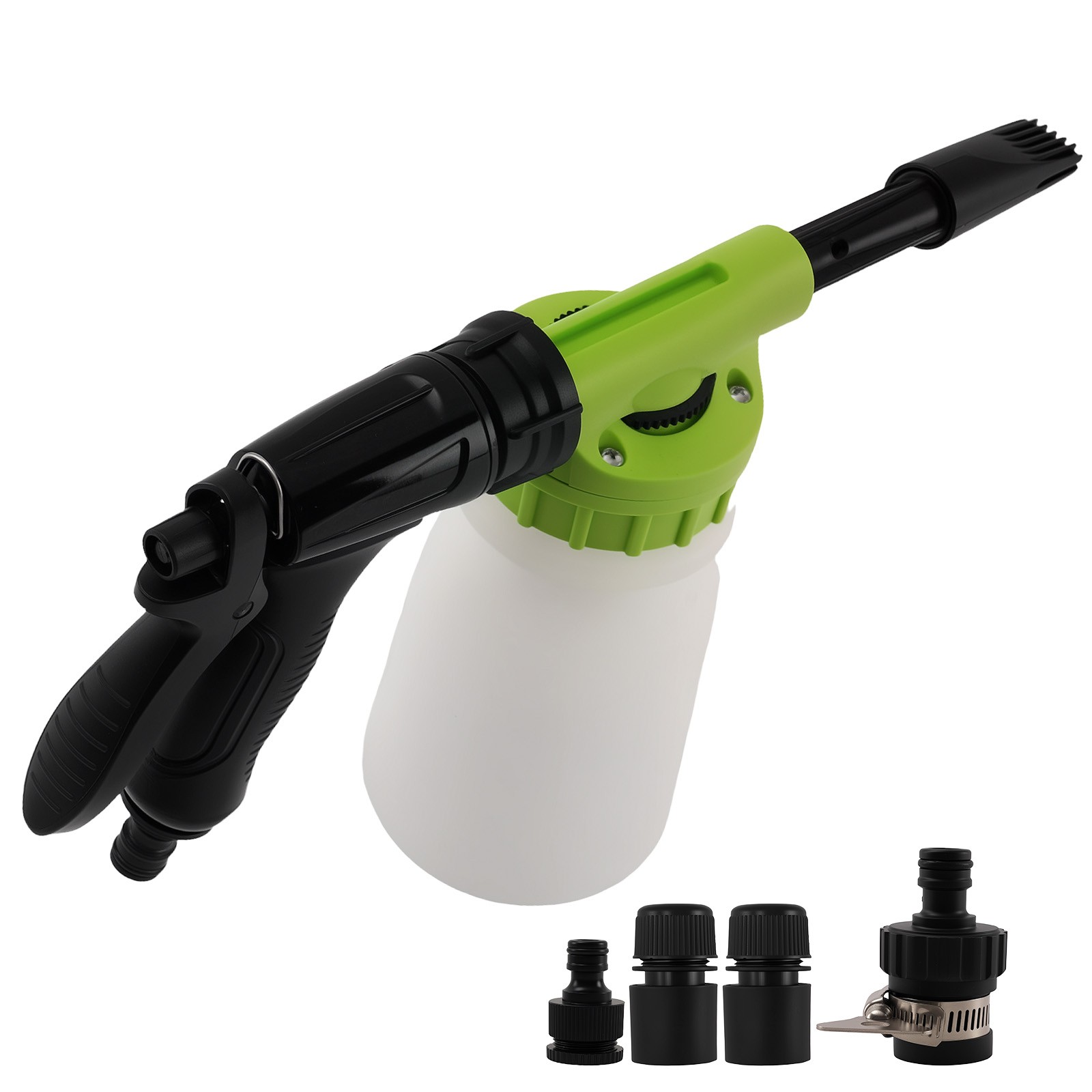 1L Car Wash Foam Gun for Car Wash Hose Quick Connector 5/8′ Leak-Free Nozzle