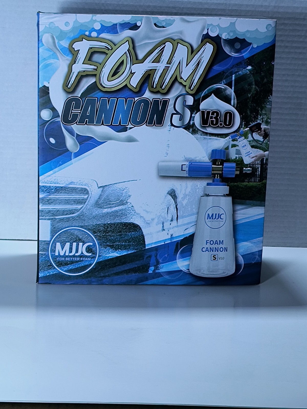 MJJC Premium Combo of Foam Cannon S V3.0 with 1/4″ Quick Connector and MJJC Foam