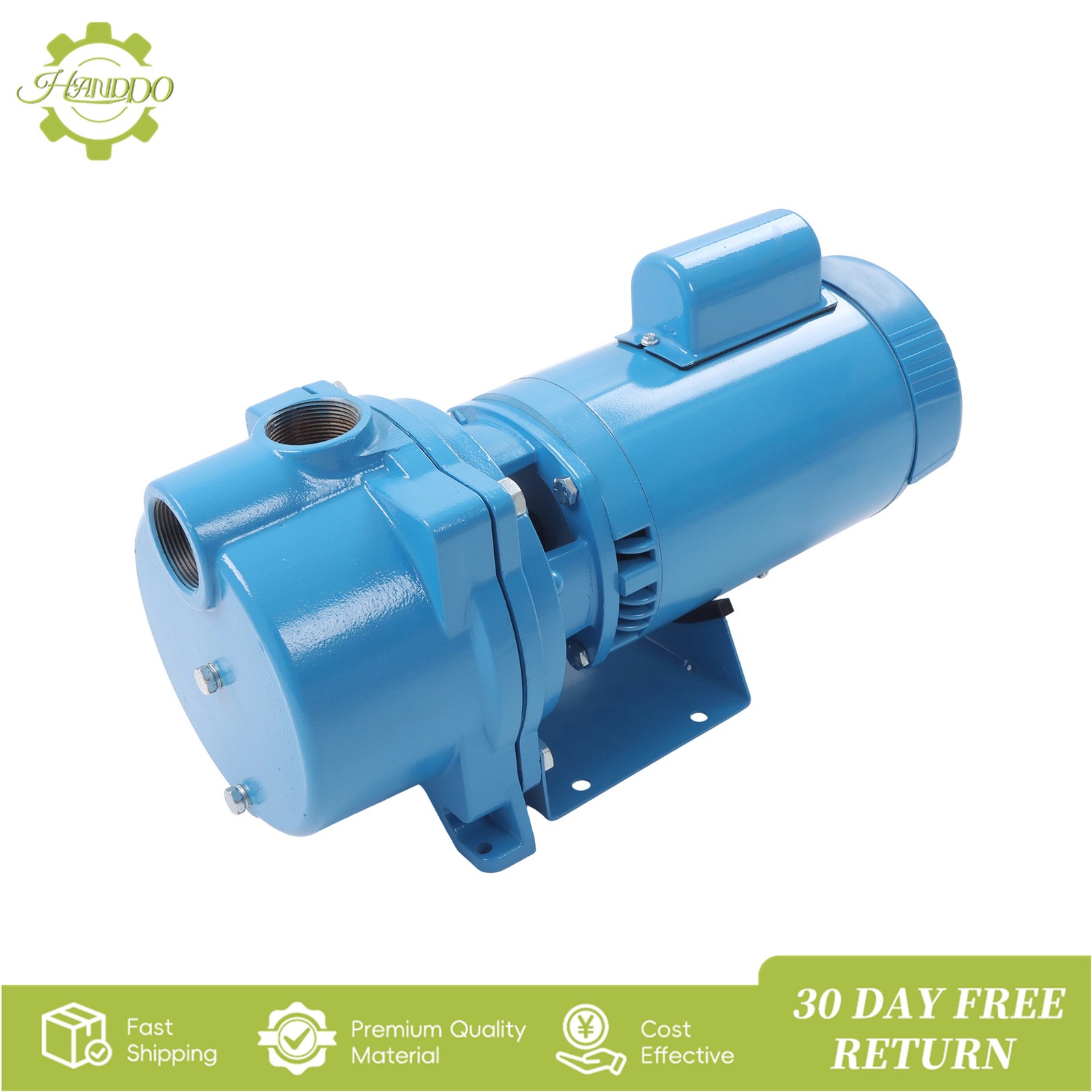 GT20 Single Phase Centrifugal Irrigation Sprinkler Pump Self Priming 2 HP 230V
