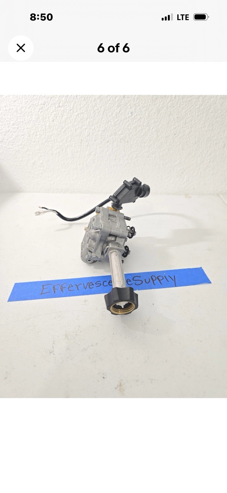 New Water Pump Assy For Ryobi 2300psi Electric Pressure Washer RY142300VNM