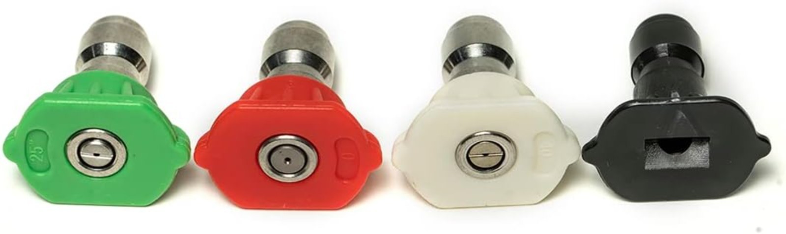 4 Pack Universal Pressure Washer Nozzle Tips – Maximum 2000 PSI Performance