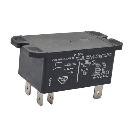 T92P7D22-12 General Purpose High Power Relay 12VDC 30A 6 Pins, DPST-NO