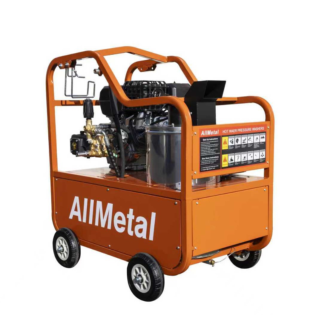 Commercial Hot Water Pressure Washer 4000 PSI 4.0 GPM 420cc Gas Electric Start