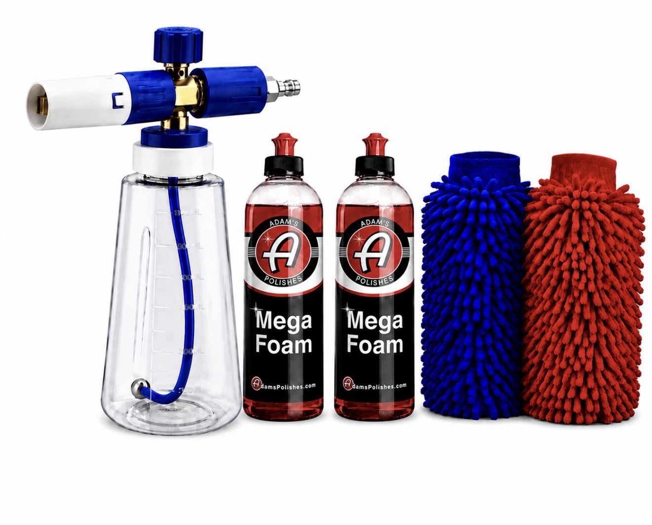 SUMMER SPECIAL -MJJC Like Foam Cannon w/ 1/4 Quick Connect, 2 Adam’s Mega Foam