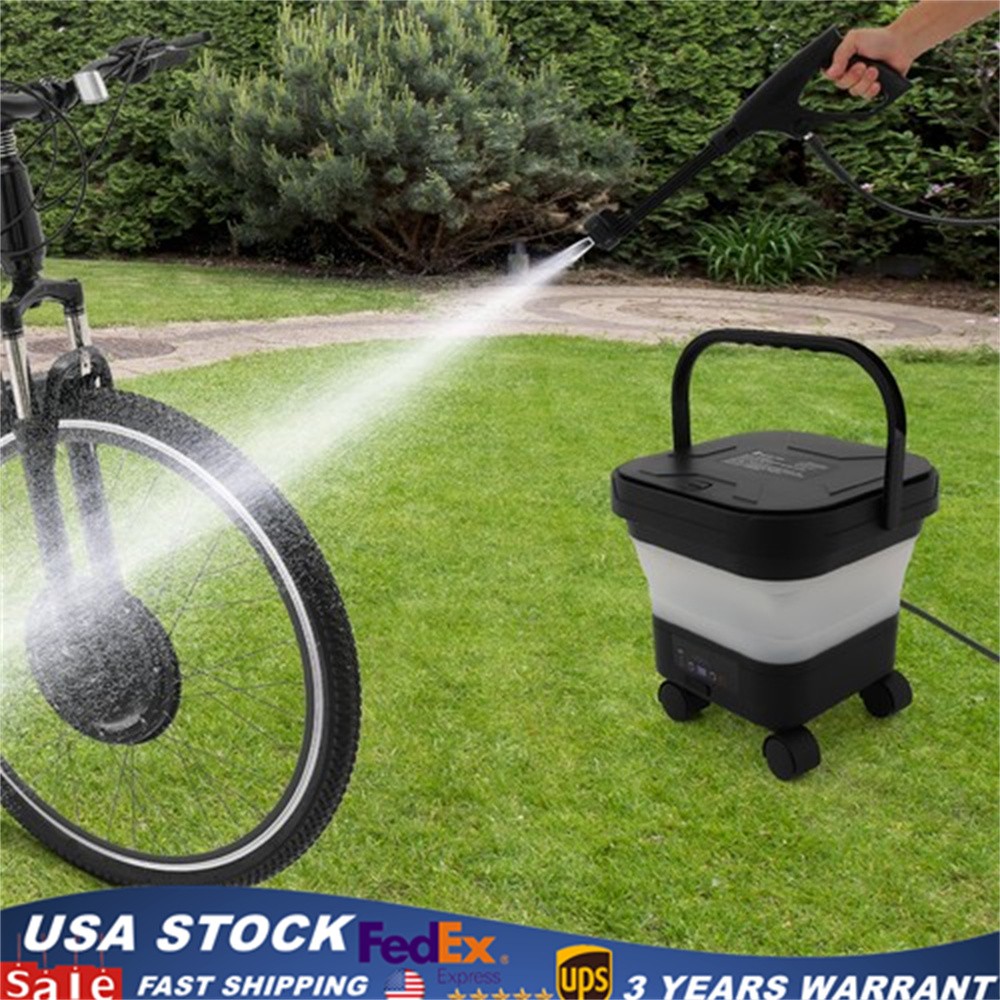 Portable Foldable Sprayer Washer Multifunction Car Wash Machine w/ Water Tank
