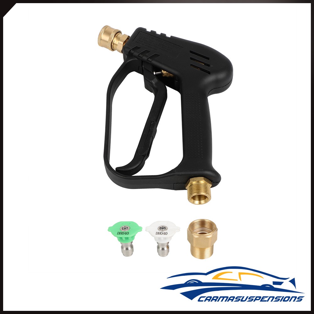Short Pressure Washer Gun w/M22-14mm Inlet Stubby High Pressure Handle Gun New