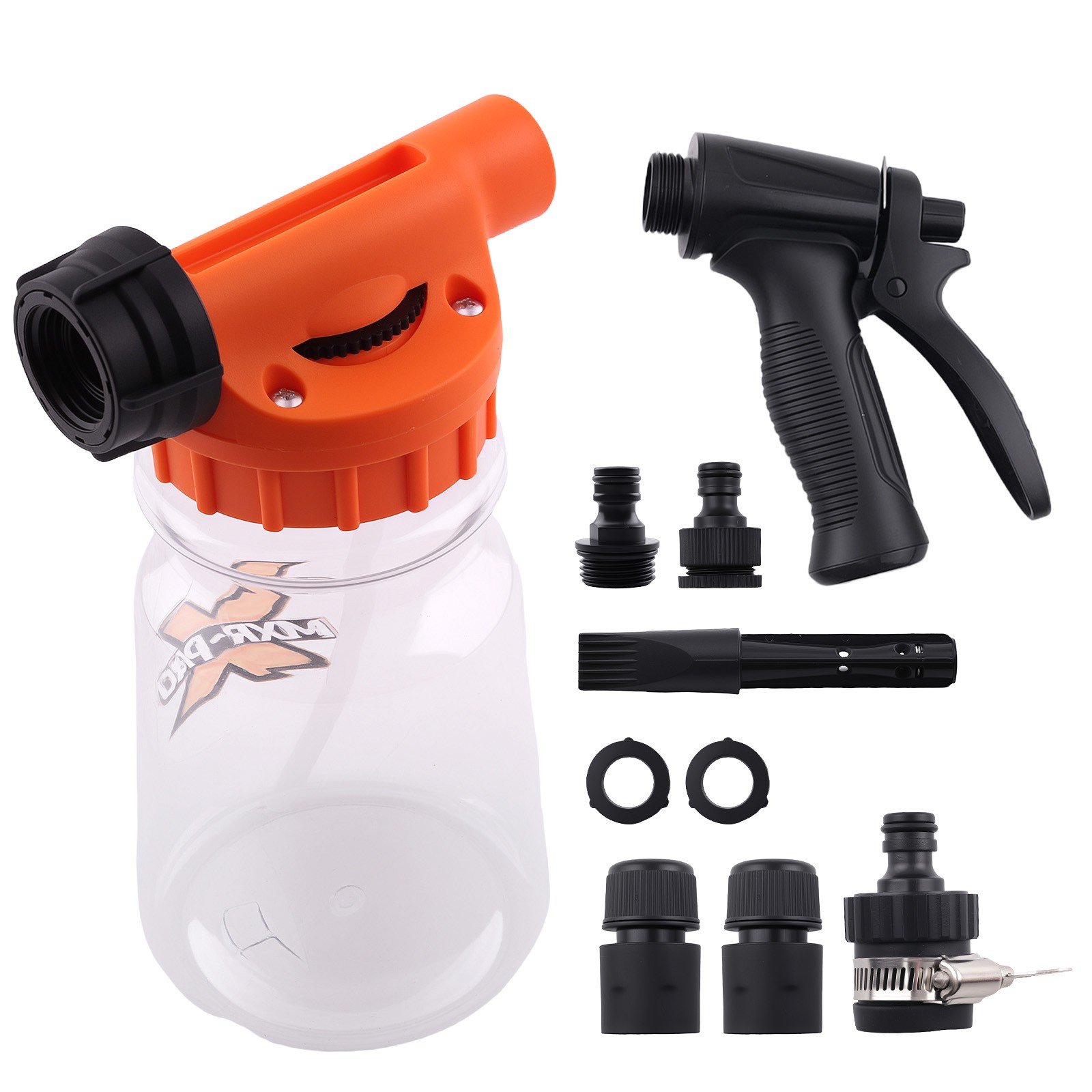 1L Adjustable Car Wash Foam Cannon Wash Gun Pressure Soap Sprayer Quick Release