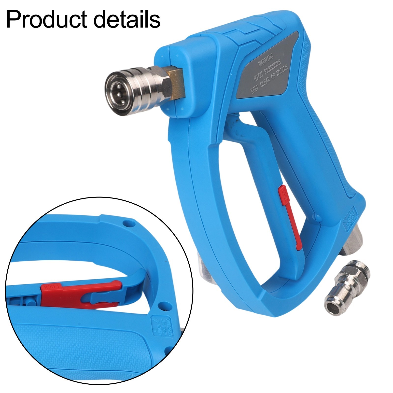 For Outdoor Cleaning Pressure Washer Handle Ergonomic Grip 4000 PSI Rating