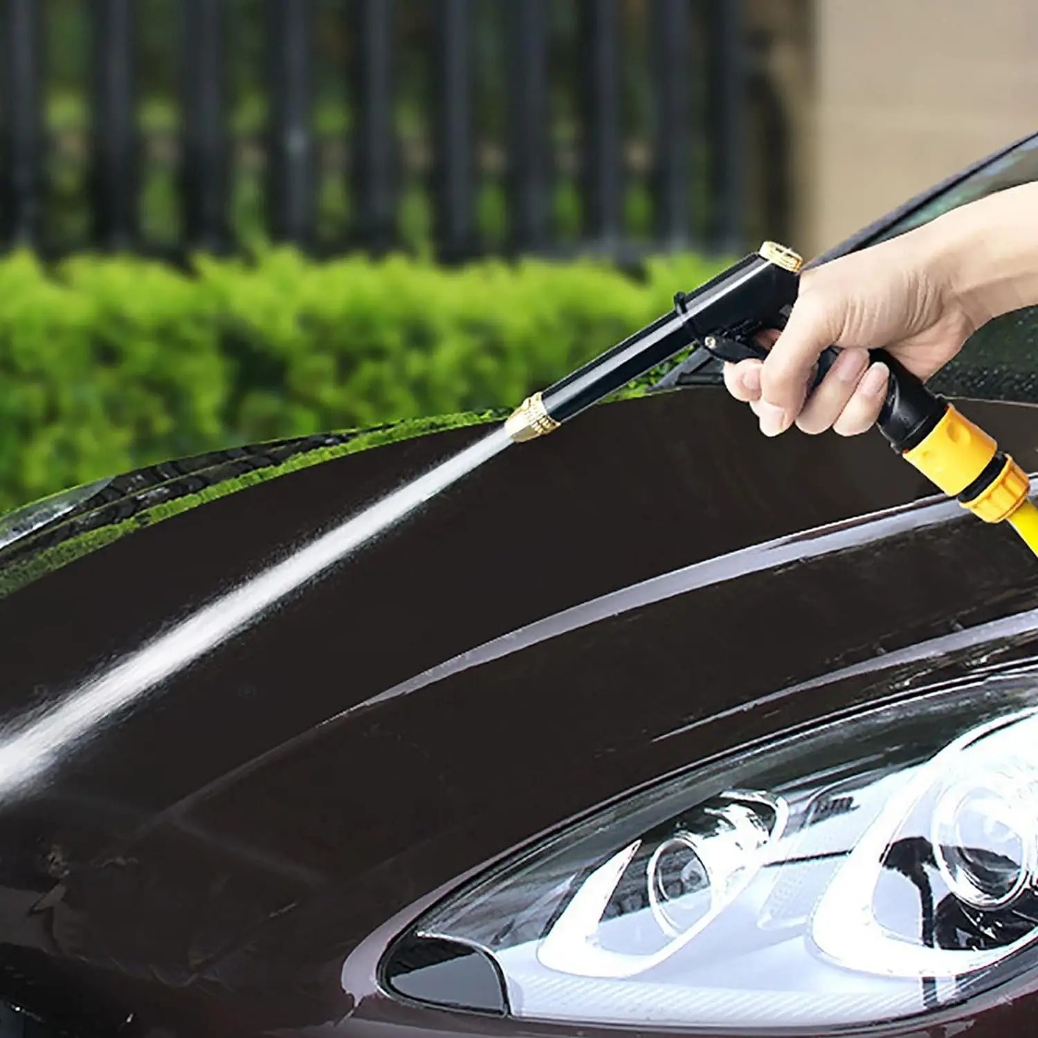 High Pressure Power Washer Spray Gun Nozzle Garden Water Hose Wand Attachment