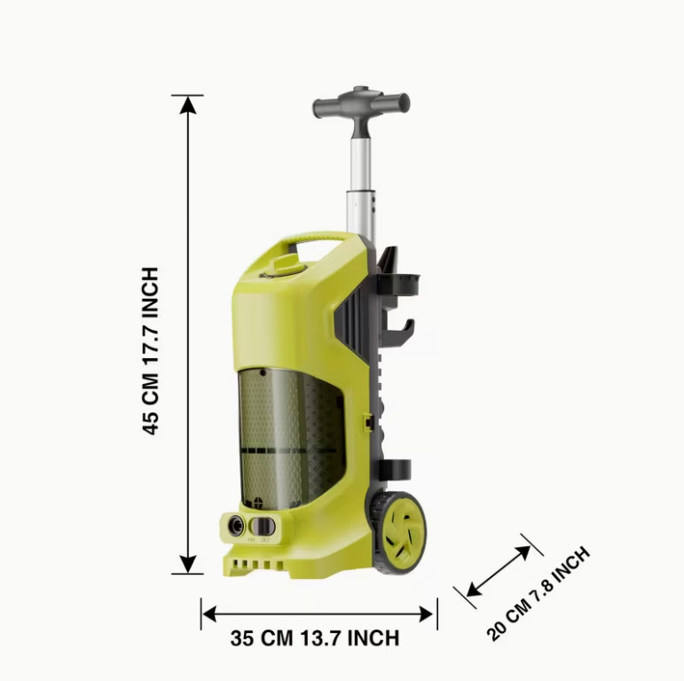 4800 PSI Electric Pressure Washer, 2.3 GPM High-Power Portable Pressure Washer