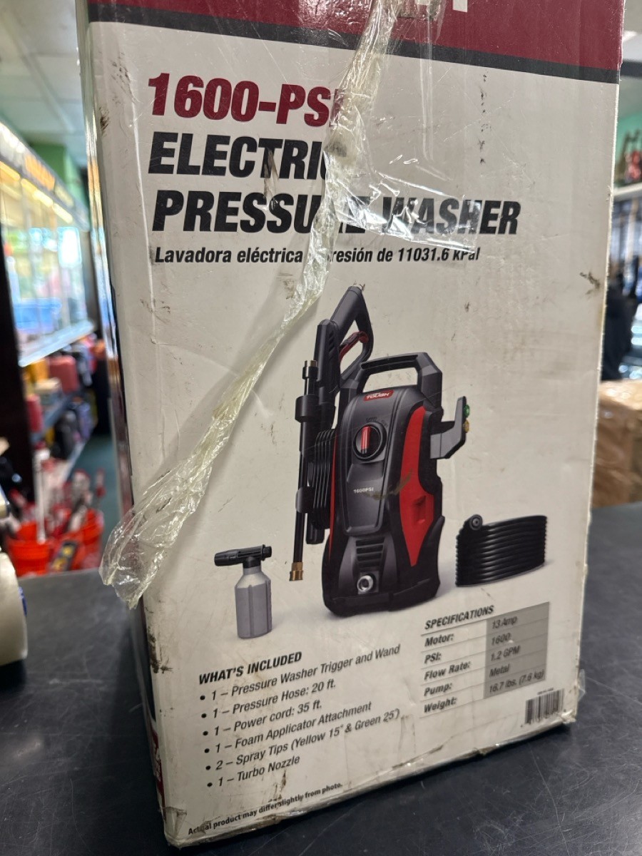 Hyper Tough 1600 PSI Electric Pressure Washer (HPB022983)