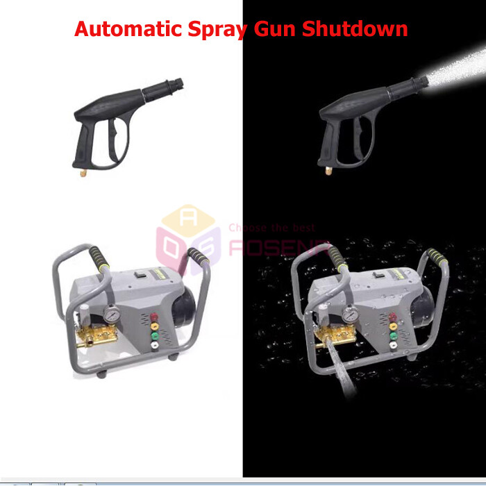 2KW High Pressure Cleaning Machine Water Spray Gun Electric Car Washing Machine