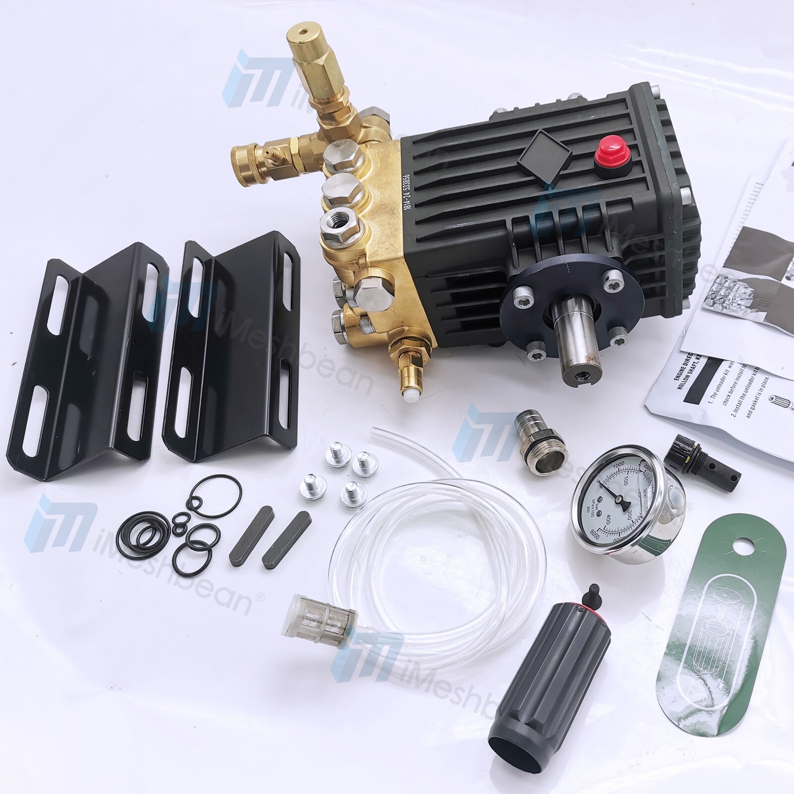 iMeshbean For General Pump Ts2021 Pressure Washer Pump 4.0gpm 3600Psi 24mm Shaft