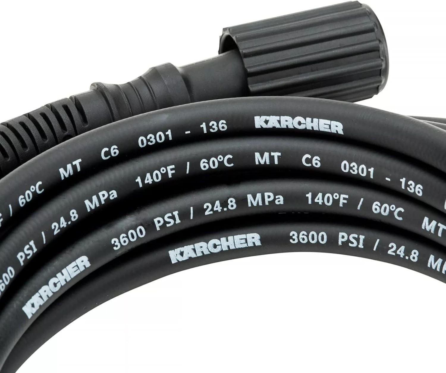 25′ Hose for Pressure Washers – Quick Connect, M22 Fitting