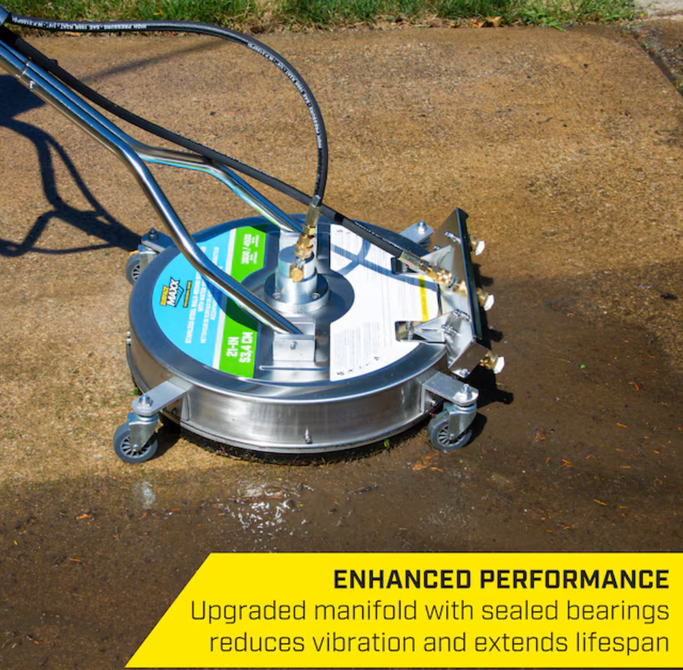 SurfaceMaxx 21in Surface Cleaner 4500 PSI Water Broom Gas Washer FreeShip