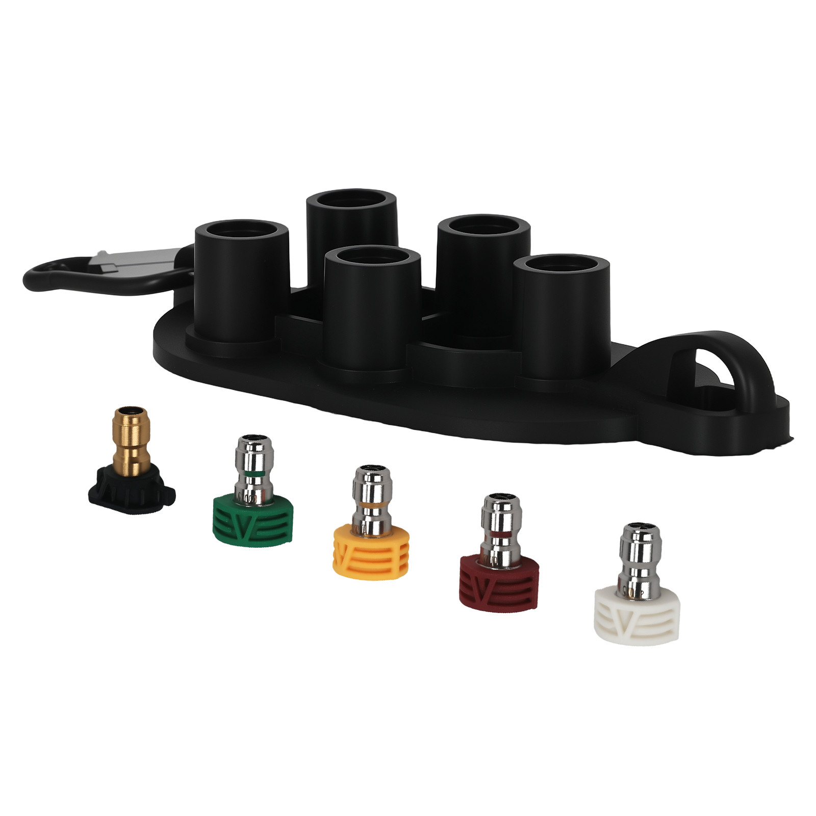 5x Brass Pressure Washer Nozzles 1/4″ QC 4000 PSI 0° 15° 25° 40° Soap Stainless