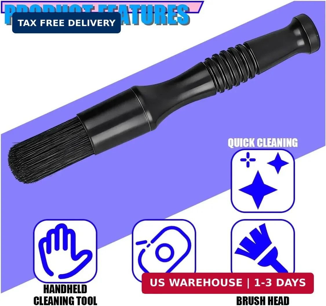 Parts Washer Brush, Wear Resistant Stiff Bristle Auto Parts Cleaning Tool, No Sc