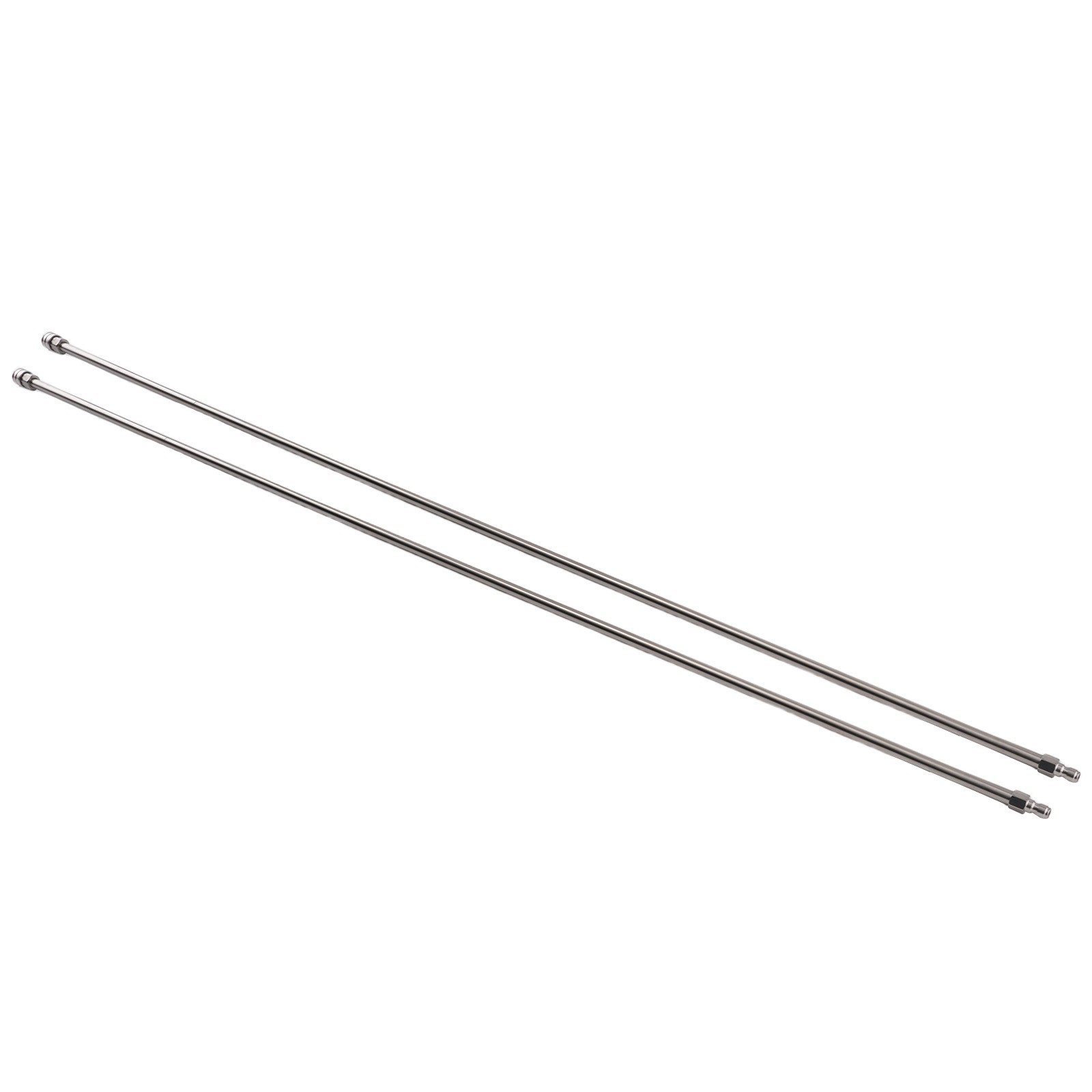 2 Pack 60in Pressure Washer Extension Wand Bar 1/4 QC Stainless Steel 10ft