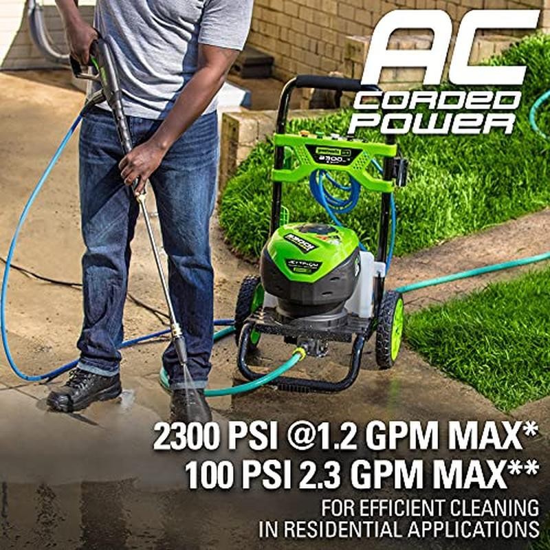 2300 PSI Electric Pressure Washer W/ 11 InSurface Cleaner Driveways Patios New