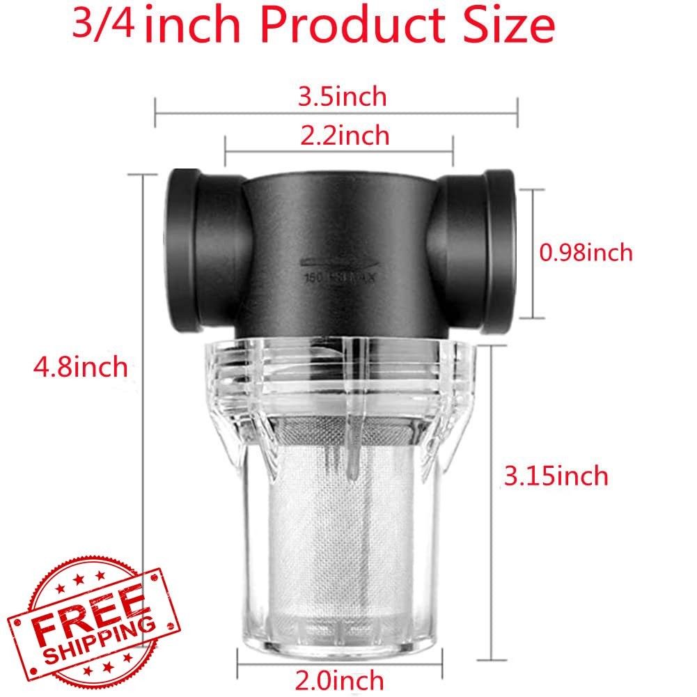 shuangtong Sediment Filter 40Mesh 3/4″ Pressure Washer