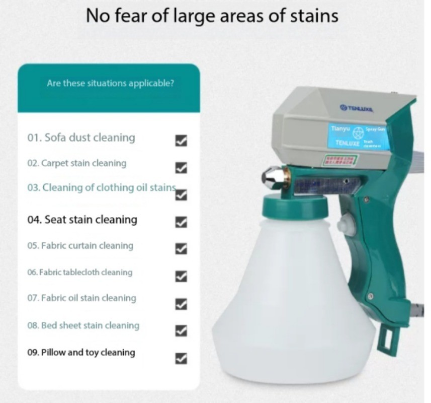B-1 Decontamination Spray Gun, Grease Removal Gun, High-Pressure Water Jet