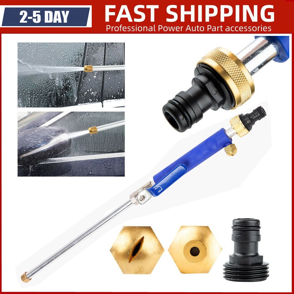 High Pressure Power Washer Water Spray Gun Nozzle Wand Attachment Garden Hose