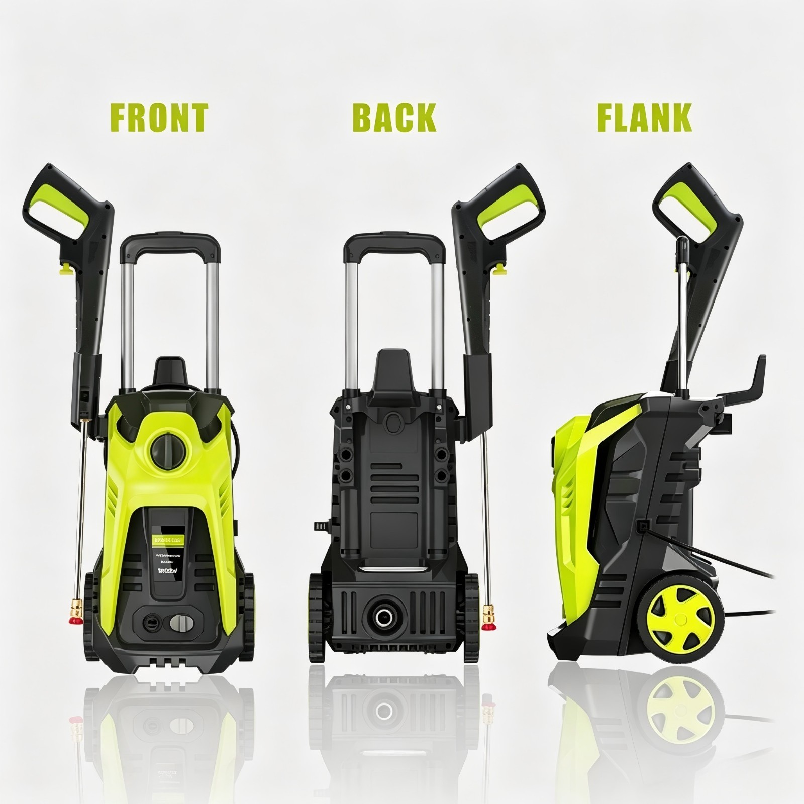 4200PSI 2.0GPM Electric Pressure Washer High Power Jet Car Garden Patio Cleaner